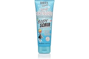 Dirty Works | Lovely Scrubbly Signature Body Scrub | Exfoliating Sugar and Fruit Acids | 250ml | Smooths and Revives Skin