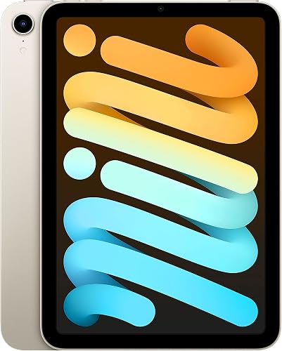 2021 Apple iPad Mini (8.3-inch, Wi-Fi, 64GB) - Starlight (Renewed)