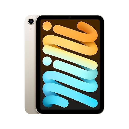 2021 Apple iPad Mini (8.3-inch, Wi-Fi, 64GB) - Starlight (Renewed)