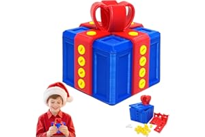TOGETDREAM 8CM Really Annoying Gift Box with Twist Storage, 3D Printed Gift Boxes Fun and Engaging Gifts DIY Puzzle Gifts Box Funny Desk Decoration for Small Jewellery Cash Valentine's Day Birthday (Blue)