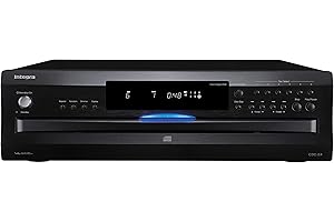 ONKYO Integra CDC-3.4 6 Disc CD Changer, Black, CD Player only, No Headphones Jack, Compatible with Headphone, Speaker