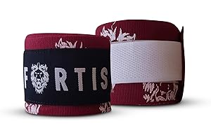 FORTIS FIGHT Fortis Predator Premium Boxing Hand Wraps Mexican Style - Perfect for MMA, Muay Thai, Combat Sports - 5 Meter Elasticated Bandages