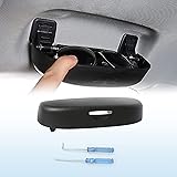 Coleya Custodie Occhiali Compatibile con VW T-ROC 2018 2019 2020 2021 2022 2023 2024, Porta Occhiali per Auto, Supporti per O
