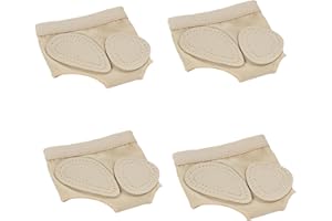 Keruto 2 Pair Foot Thongs for Dance,Dance Foot Thongs,Breathable Anti-Slip Forefoot Ballet Dance Toe Pad Foot Pads for Jazz Ballet Modern Contemporary Dance Wear Beige
