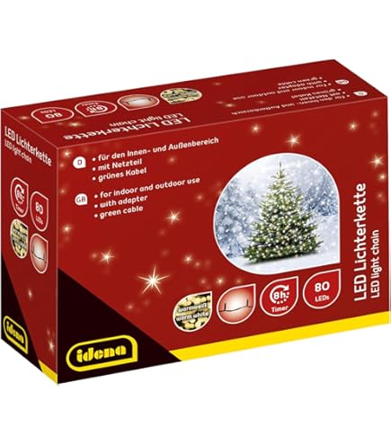 Guirlande Lumineuse à Piles 10 LED (2,25 M) Flocons En Papier Blanc Chaud - Déco De Noël Pour La Maison - 8