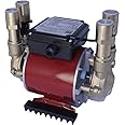 Grundfos Watermill Amazon 4.0 Bar Continuously Rated Regenerative Twin Impeller Positive Head Shower Pump STP-4.0 B (230V, 22mm Connectors, Anti-Vibration Feet, Inc Stainless Steel Flexible Hoses)