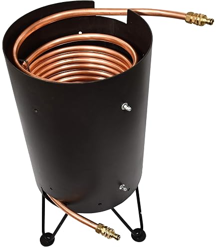 Poolheizung Feuertonne NEUE mit Spirale Kupferrohr 18x1mm 15m mit Gardena Anschl Poolheizung Feuertonne NEUE mit Spirale Kupferrohr 18x1mm 15m mit Gardena Anschl