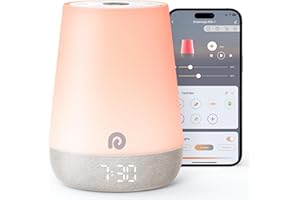 Dreamegg Sleep Trainer Clock for Kids - White Noise Machine with 34 Soothing Sounds, Alarm Clock with Lights, Ok to Wake, Nap Timer, White Noise App Control for Nursery Sleep Bedroom Routine