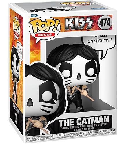 Funko Pop! Rocks: Kiss - Spaceman, Demon, Starchild, Catman