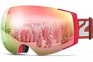ZIONOR Lagopus X4 Snowboard Gafas de esquí Anti Niebla Rápido Lens-changing Sistema 100% Protección UV400 Suave del flujo de aire Vista Panorámica Correa Ajustable para el Esquí Snowboard Unisex