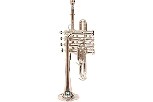 IMI Piccolo trumpet BB Pitch premium mässingskvalitet med hårt fodral och munstycke (NICKEL)
