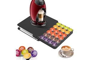 Masthome Soporte para Cápsula Dolce Gusto 42 PCS, Porta Capsule de Café, Dolce Gusto Compatible, Cajón de Cápsulas con Patas Antideslizantes, para el Hogar, Oficina, Café