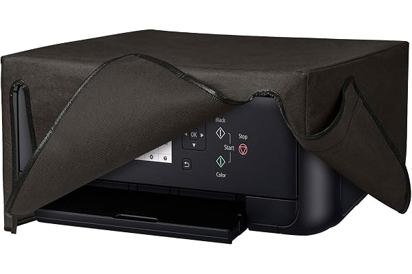 kwmobile Housse Compatible avec Canon Pixma TS5150 / 5151 / MG 2555 - Housse de Protection pour imprimante - Gris foncé