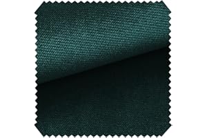 novely® Passau | 1 lfm | samtig weicher Chenille Möbelstoff in 26 Farben | Polsterstoff (104 Petrol)