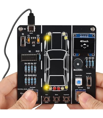 DIDODI Soldering Practice Kit - 4-in-1 SMD & SMT DIY Electronic Kits | Soldering Training Board for Beginners, Hobbyists, and Students | Perfect for Learning Surface Mount Soldering Techniques