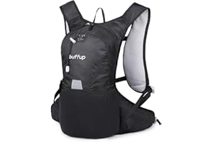 buffup® Zaino bici MTB escursione 15L – Leggero e Versatile per Ciclismo, Escursionismo, Running e Trekking – Zaino Idratazione per Sport all'Aria Aperta