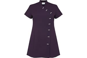 Proluxe Essentials Túnica de Belleza para el Cuerpo Cruzado Peluquería SPA Masaje Terapeuta Trabajo de Salud Uniforme de salón de uñas