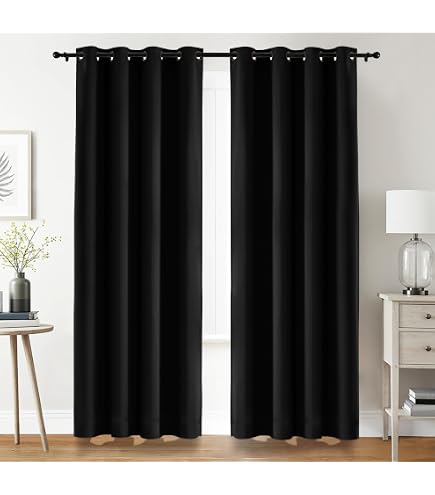 Bestlivings Tenda Oscurante Ellen Micro Raso Con Passanti – Grigio Antracite (140x245 Cm) - 3