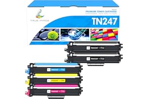 TRUE IMAGE TN-243CMYK Toner Compatible for Brother TN243CMYK TN247 TN-243 DCP-L3550CDW DCP-L3510CDW HL-L3210CW MFC-L3750CDW HL-L3230CDW MFC-L3710CW TN-247BK TN-247C TN-247Y TN-247M,5-Pack