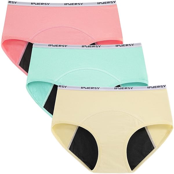 Innersy Big Girls Period Panties Menstrual Underwear For First Period | Seychelles