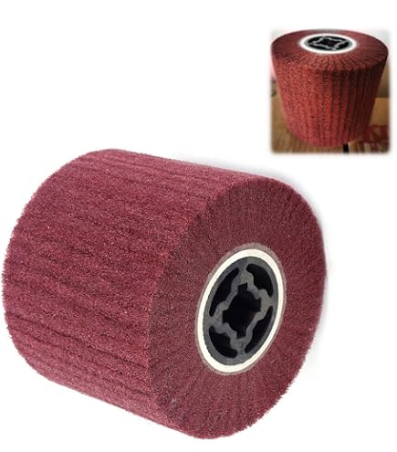 MSW Motor Technics MSW-ROLLER-900N Nylon Draadborstel Afmeting: 120 x 100 mm Voor voor Schuurmachines en Satineermachines voor Professioneel Gebruik