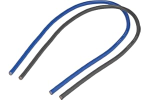 Bobinot de câble - Bobine de Fils électrique - Câble électrique - Couronne de câble - Debflex 707740 Cordon Câble Electrique 60 cm - 16mm ² (Type H07VK) - Bleu/Noir