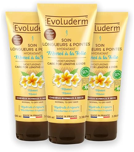 Soin Longueurs Et Pointes Evoluderm Argan & Karité Ultra-Nourrissant 100 Ml - Neuf, Fabriqué En France