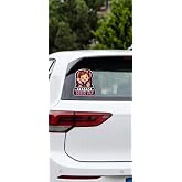 Arabada Bebek Var Oto Sticker, Kız Bebek Tasarımlı, Pembe Araba &Ccedil;ıkartması, Arka Cam Sticker