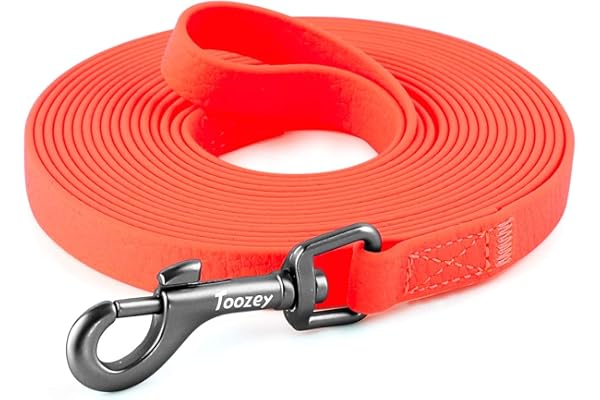 Toozey Longe pour Chien 3m / 7m / 5m / 10m / 15m / 20m Laisse Chien avec Poignée et Sac de Rangement Longue Corde, Laisses de Dressage étanches pour Chiens de Grande et Petite