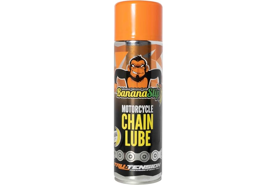 Tru-Tension | BananaSlip Motorcycle Chain Lube | Motorbike Anti-Fling Lubricant | 500ml