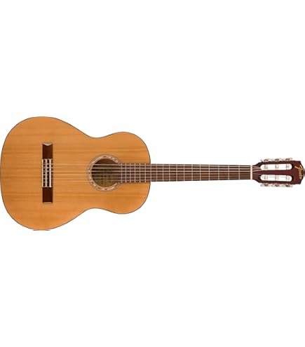 Fender FA-25N 3/4 Size Nylon String Acoustic Guitar, Perfect for Beginner Kids, Easy on Fingers, With 2-Year Warranty, Natural : Buy Online at Best Price in KSA - Souq is now