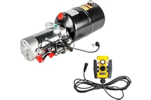 AUER HYDRAULICS Hydraulikaggregat HYDRAFT, Hydraulikpumpe 12 V 180 bar 2000 Watt mit 6 Liter Stahltank