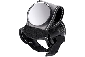 Cucioki Good Hand Cycling Wrist Mirror Rear View Rearview Bike Arm Back Mirror Bicycle Rear Reflector Wrist Mirror