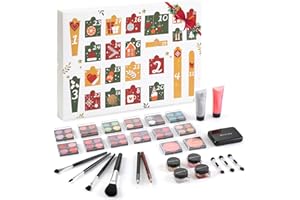 ‎GLEAMKID Gleamkid Adventskalender 2025 - Hochwertiger Adventskalender mit 24 Beauty-Momenten, Weihnachtskalender mit Make-up Produkten wie Lipglosse