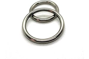 FIXITFLO ‘O’ Rings welded polished Marine Grade A4 Stainless Steel 316. Pack of 2 Rings (5mm x 30mm id)