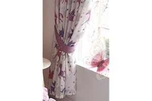 Kidz Club Divine Unicorn Duvet Curtains , Pink, 66 x 72"