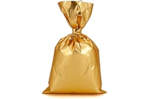 Italpak Buste Metallizzate Soft 50 pz, Colore Oro, 25x40cm, X204082254000