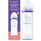 Lansinoh Cam Biberon 240 ml | Emzirme ve Biberonla Besleme: Meme başı Karışıklığını Azalttığı Klinik Olarak Kanıtlanmış