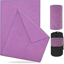 Serviette De Yoga Antidérapante 183x63cm - Microfibre Avec Sac De Transport