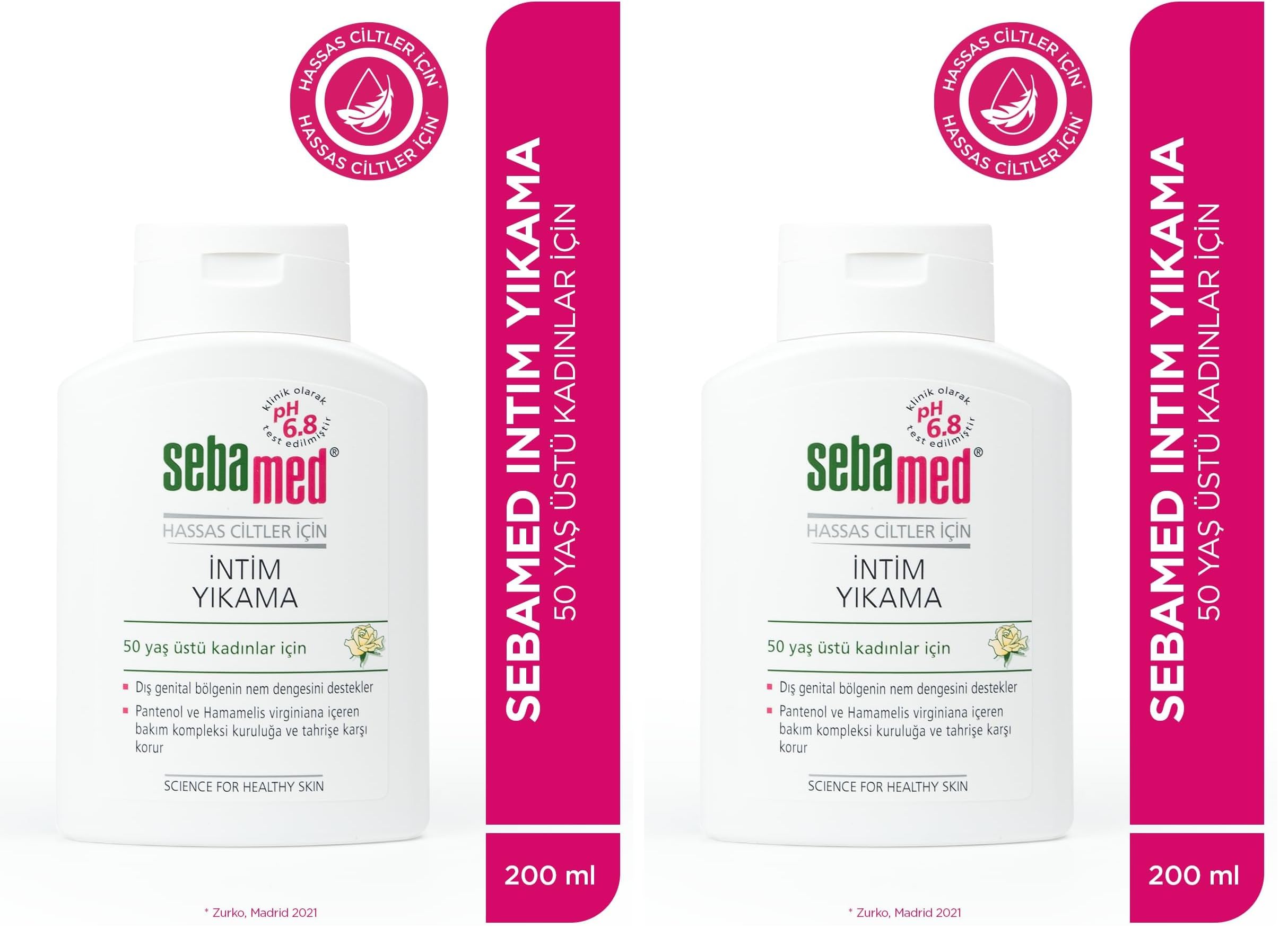 Sebamed Kuruma ve İrritasyon Karşıtı Menopoz İntim Yıkama - Hassas Cilt Dış Genital Bölge Temizleyici 200ml (2 paketi)