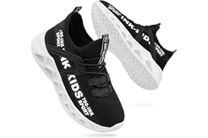 ANBIWANGLUO Bambina Scarpe da Ginnastica Ragazzo Scarpe da Corsa Ragazza Leggero Mesh Atletico Leggero per Unisex Ragazzi Ragazze Sneaker