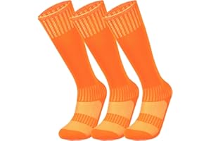Marchare Boys Soccer Socks Toddler Football Socks Knee High Solid Sports Socks For Boys Girls