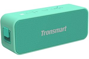 Tronsmart T2 Plus Altavoz Bluetooth 20W, Altavoz Portátil Exterior Impermeable IPX7, 24 Horas de Reproducción, Sonido Estéreo, BT 5.0, Asistente de Voz y Manos Libres para Hogar, Aire Libre, Viaje