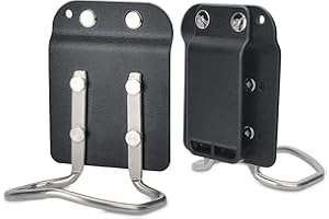 HEALVALUEFIT Heavaluefit HammerCatcher-Hammer Holder for Tool Belt, Quick Response Hammer Holster, Hammer Loop Fit Up to 2" Tool Belt, Compatible with Claw Hammer, Hatchet and Mallet