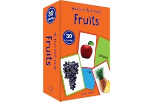 My First Flash Cards Fruits: 30 Early Learning Flash Cards For Kids