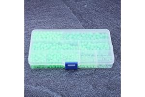 SUNGOOYUE Perlas de Pesca Luminosas, 900 Piezas Perlas de Pesca de Multifuncional Modelos Aparejos de Pesca Luminosos para Pesca al Aire Agua Salada Agua Dulce,perline per Pesca