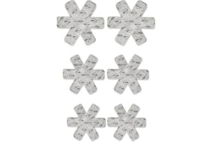 CQQNIU 6-częściowy szary ochraniacz garnków, podkładki do separatora doniczek większe i grubsze do oddzielania doniczek w szafkach kuchennych, aby uniknąć zarysowań lub uszkodzeń podczas układania w stos