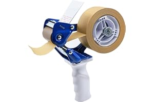 KLEBASTO Paketbandabroller | Profi-Ausführung mit Metallrahmen | Klebebandabroller für Paketklebeband (bis 50mm breite)