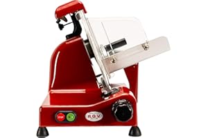 RGV affettatrice Special Edition 25 Red, Made in Italy, Lama Ø 250 mm, 140 W, Alluminio, Rosso