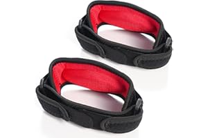 Antlet Coderas para Epicondilitis - Coderas para Tendinitis - 2 Unidades - Banda Epicondilitis para el Codo - Cintas para Codo de Tenista - Sirven en Cualquier Deporte (Rojo)